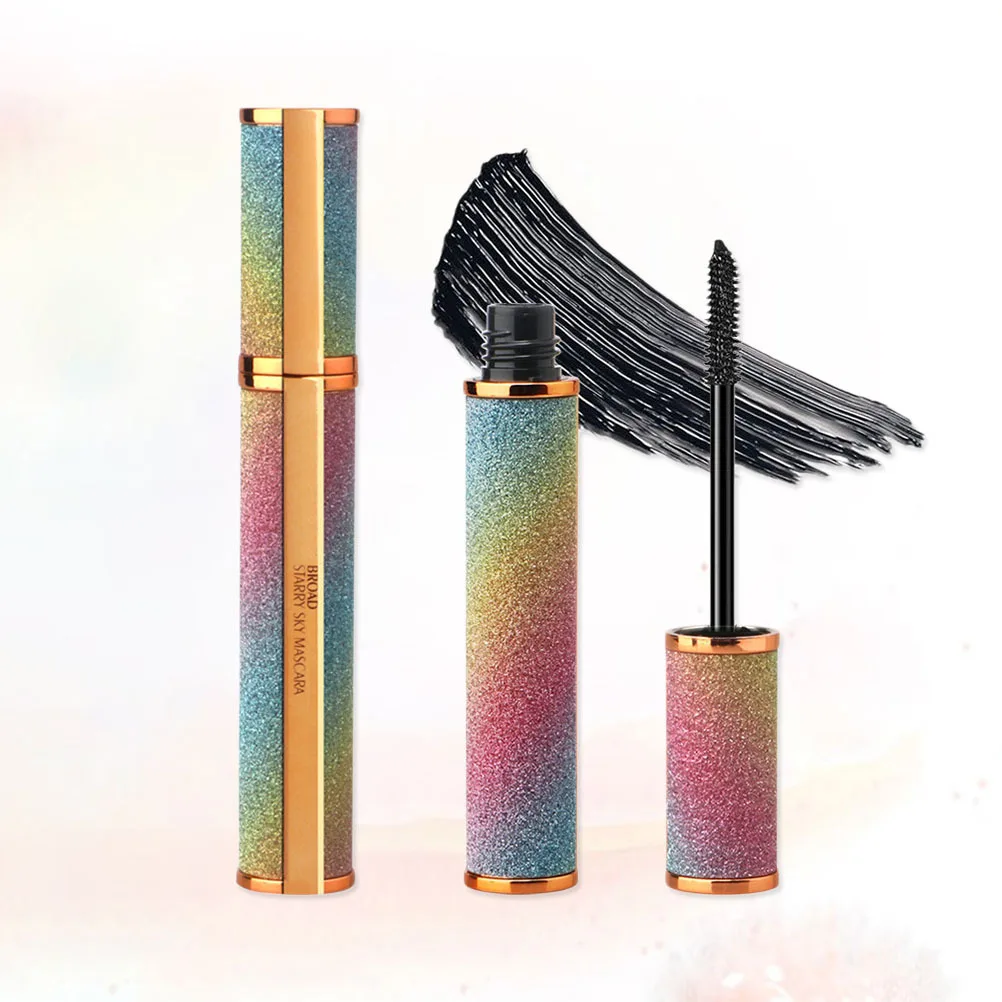 Crème Mascara 4D pour femmes, bouclage épais, imperméable, anti-taches et longueur en une seule étape, Application facile