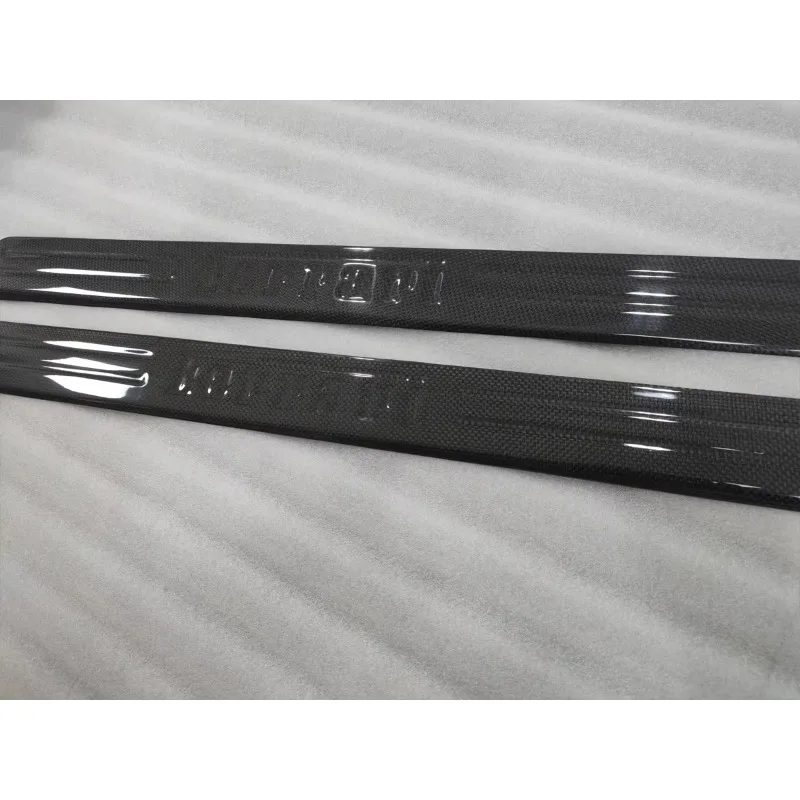 OEM Dry Carbon Fiber Automotive Accessories Car Welcome Pedal for F8 2