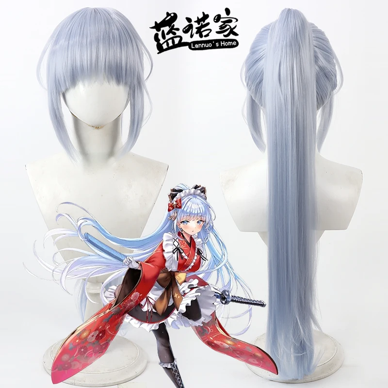 

Game Nikke The Goddess of Victory Knights Fujioka Cos Cosplay Wig Halloween Party Prop Synthetic Hair Heat Resistant Fiber