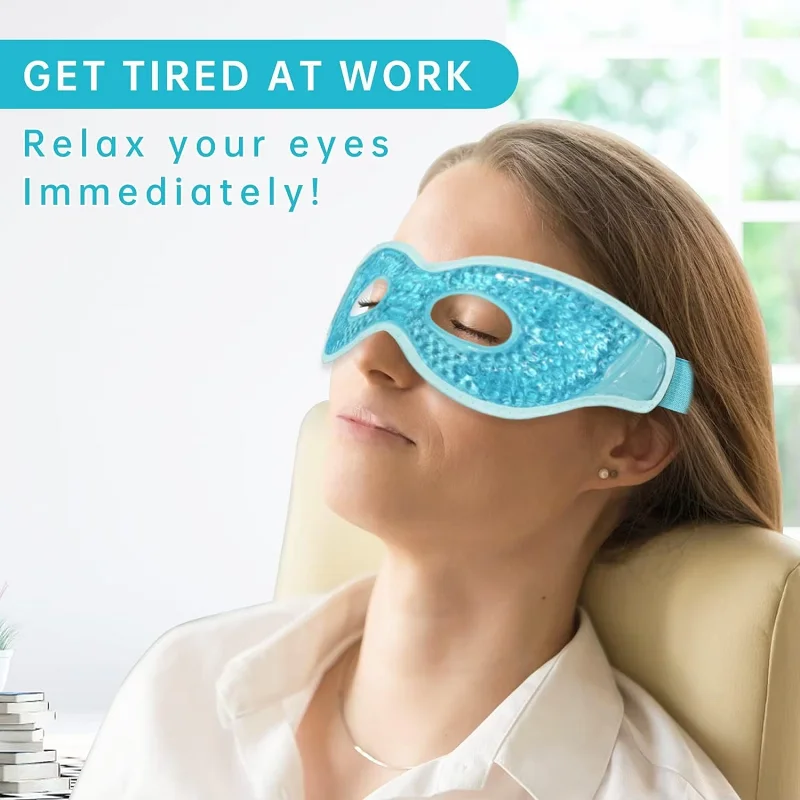 

Ледяная маска для глаз Охлаждающий гель Маска для глаз Полая гелевая маска для глаз Охлаждающая маска для быстрого устранения отеков