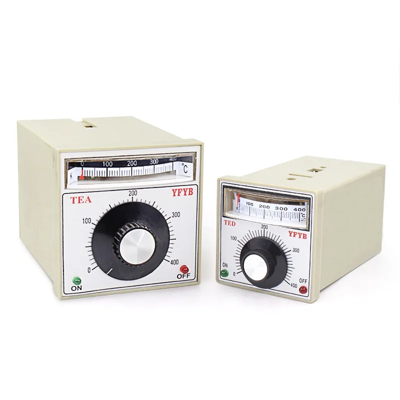 TED-2001 Termostato eléctrico de sartén para horno de 220V, termostato de puntero eléctrico