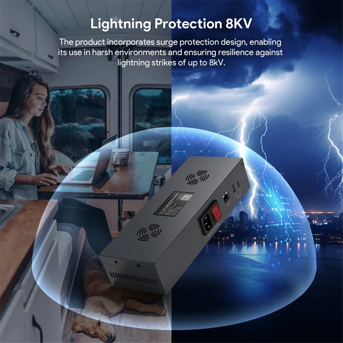 Инжектор AB01 POE для мини-версии 5-в-1 Интеллектуальный инжектор переменного тока POE и набор сепараторов для мини-таблетки США