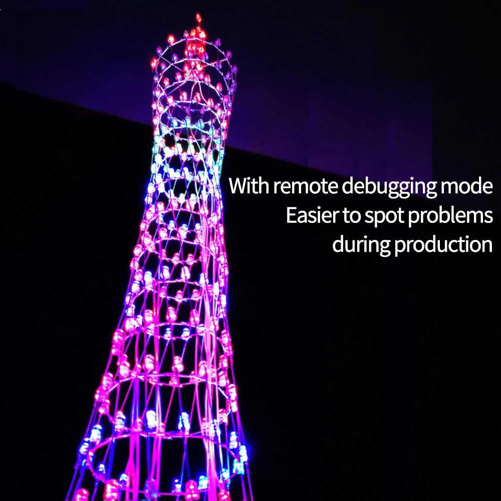 Versión APP Bluetooth WiFi Control colorido 16*16 LED Torre Canton Torre de Guangzhou LED cubo espectro de música KIT de soldadura DIY