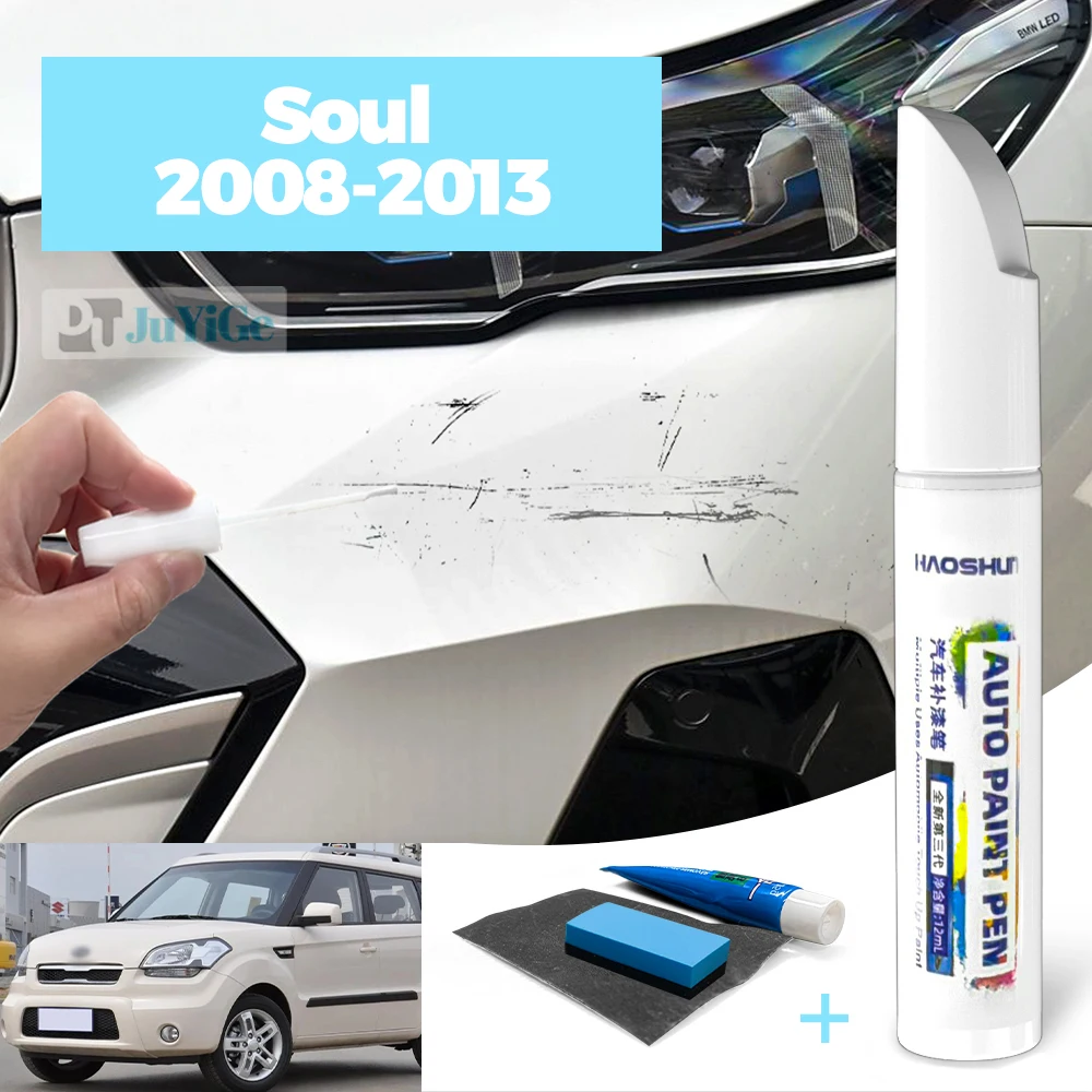 Para Kia Soul 2008-2013 2009 2010 2011 2012 bolígrafo de pintura para coche cuidado de pintura reparación de arañazos cera pintura eliminador de arañazos