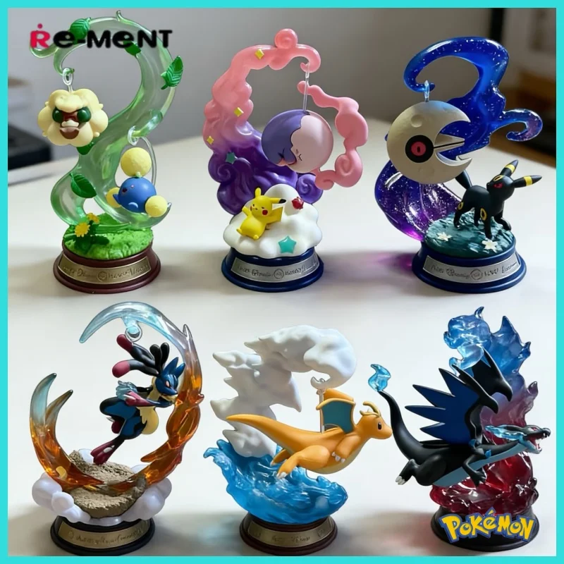 

Original Re-Ment Figures Swing Vignette Collection 4 Blind Box Miniature Scene Candy Toy Ornament Collection Birthday Gift Toys