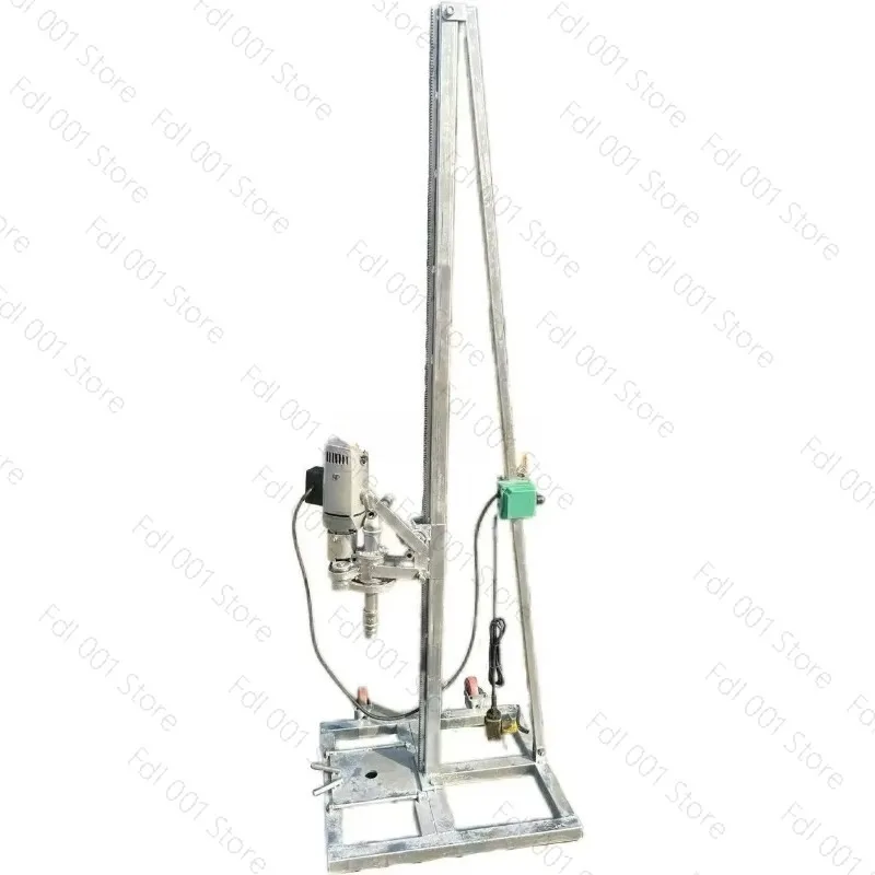 small drilling rig Transverse road perforator Two electric water well drilling rigs Portable drilling equipment