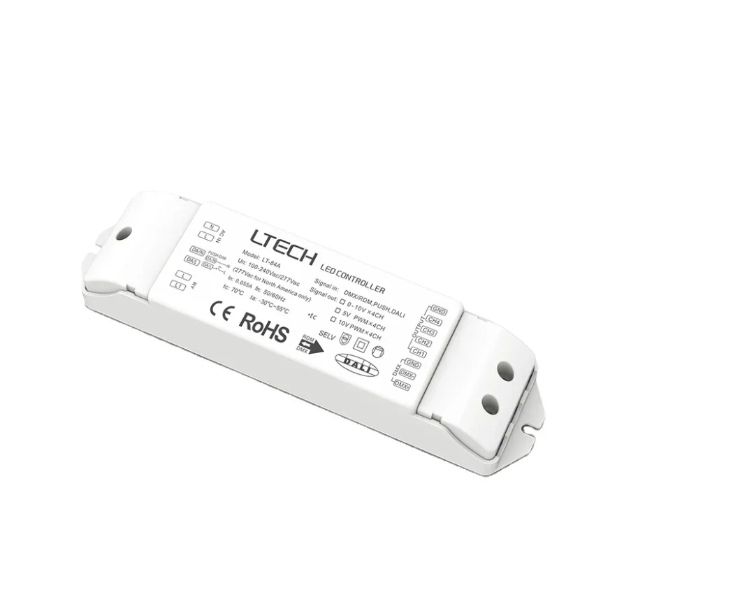 Ltech LT-84A DMX/DALI To 0-10V Dimming Module