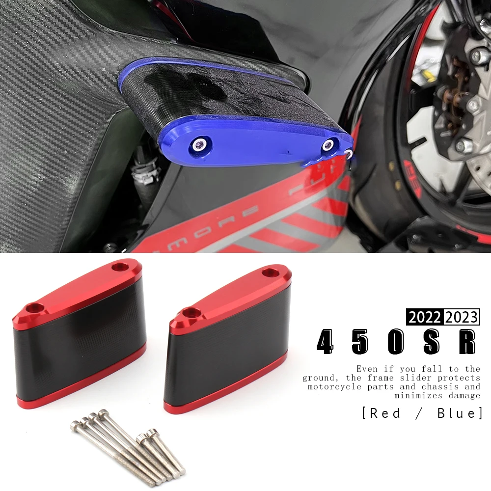 

Motorcycle Accessories Falling Protection 450SR 450sr Frame Slider Fairing Guard Crash Pad Protector For CFMOTO 450SR 2022 2023