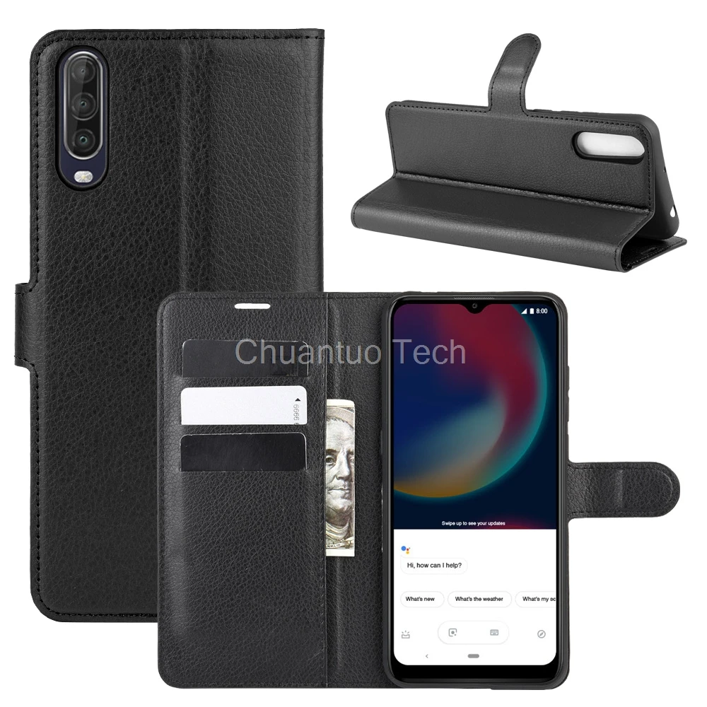 Fashion Wallet PU Leather Case Cover For Wiko View 4/View 4 Lite Flip Protective Phone Back Shell With Card Holders