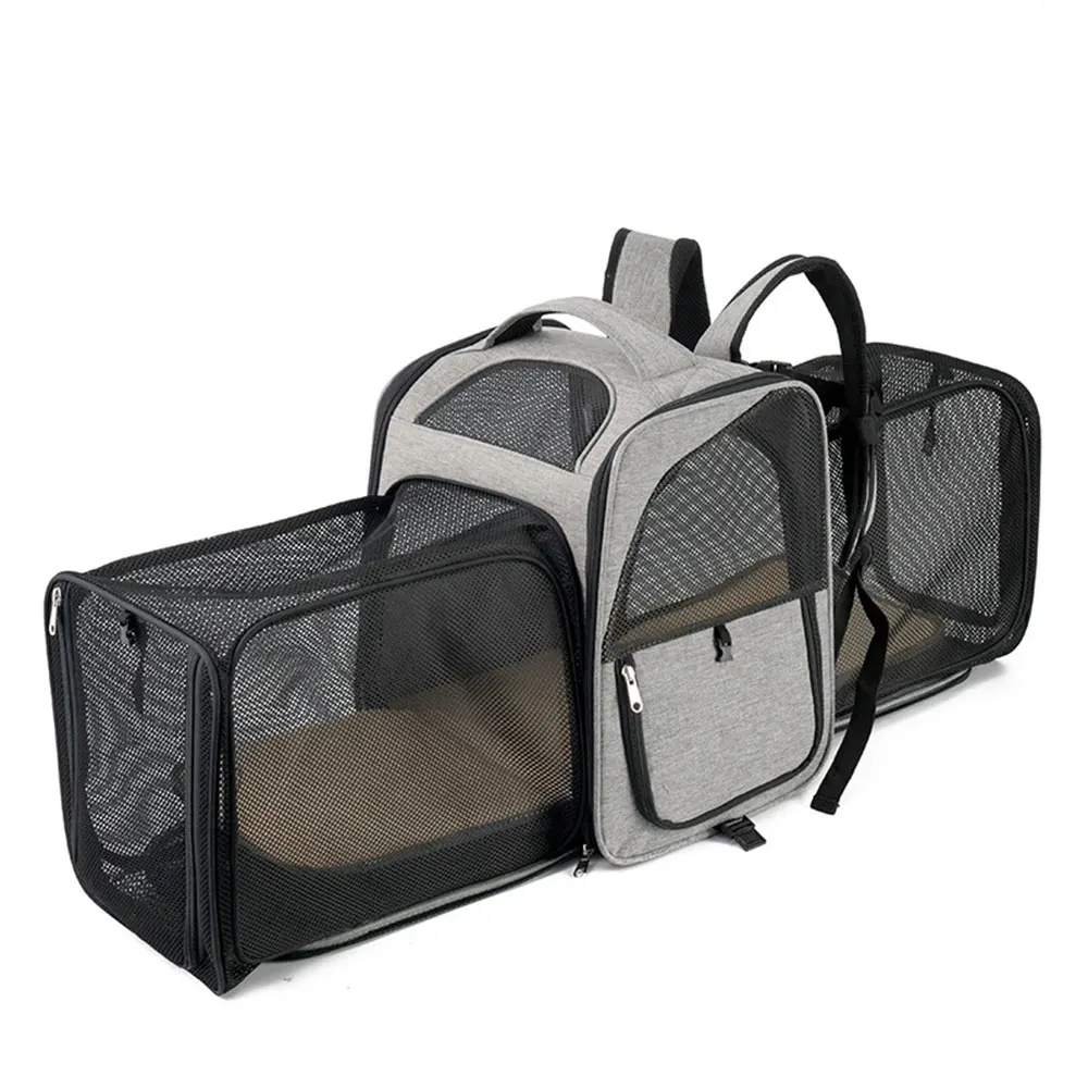 

Cat Bag Pet Carrier Backpack For Small Dogs Kitten Travel Carry Transport Shoulders Bag Breathable Large Capacity Expandable Bag