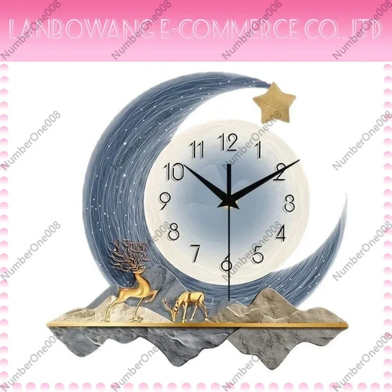 Silent Wall Clock Modern Simple Design Decorative Clock for Living Room Kitchen Home Office