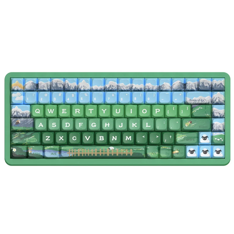 أغطية مفاتيح ذات طابع Heidi 138/112/158 مفتاح الكرز/Mda/Mca الملف الشخصي Pbt لوحة المفاتيح الميكانيكية أنيمي الألعاب الكرتون الهدايا جمع Keycap