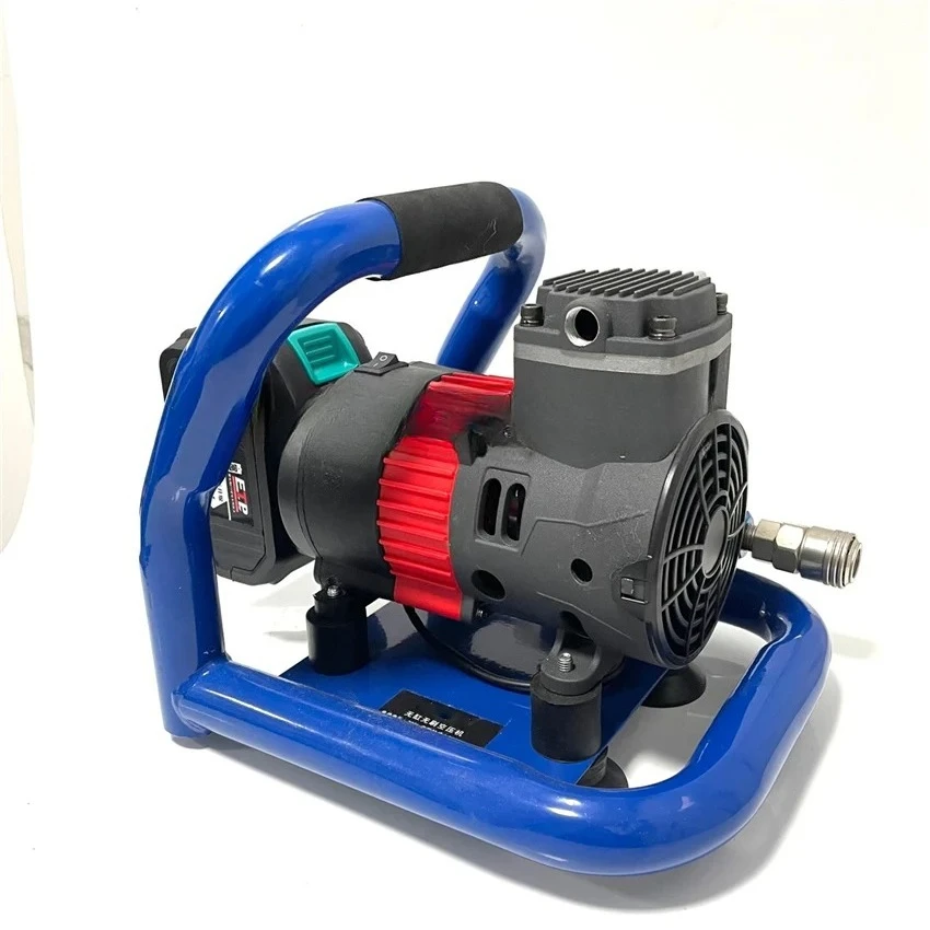 21V Lithium Battery Air Pump Suitable For Makita 18-21V Battery Household Portable Rechargeable Lithium Battery Air Compressor