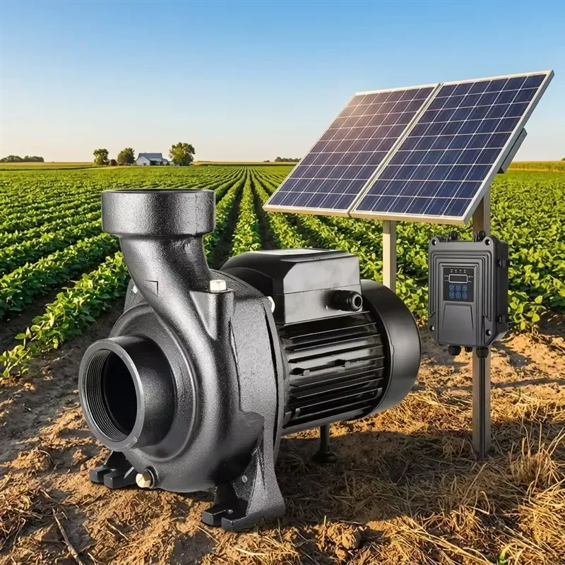 High Quality 1100W 1.5HP DC Solar Power Intelligent Centrifugal Boosting Permanent Magnet Brushless Water Pump