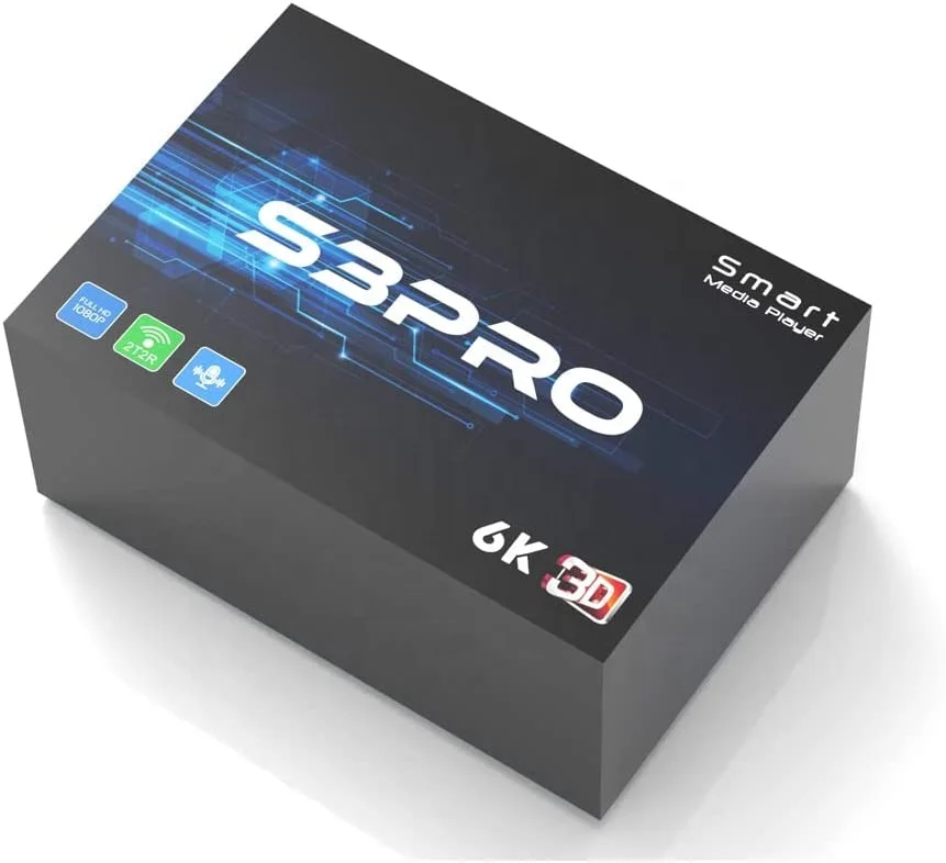 2023 Die neueste Set-Top-Box Superbox S3 Pro Android 9.0 Set-Top-Box mit Sprachsteuerung, Hotkey-Funktionen und 7 Tage Wiedergabe