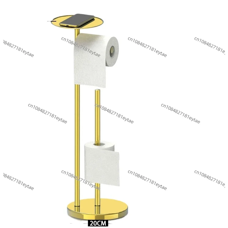 

Напольный отдельно стоящий держатель для туалетной бумаги из нержавеющей стали для ванной комнаты с зонами запаса имеет достатое пространство для Jumbo Roll
