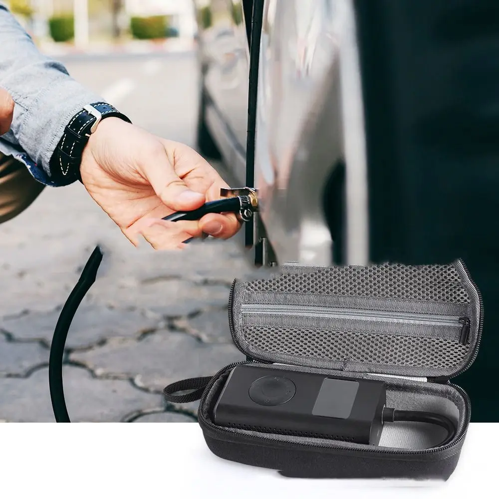 Hard EVA Car Inflator Storage Case Carrying Case Protective Box Mijia Inflatable Treasure Box Zipper for for Mijia Car Inflator