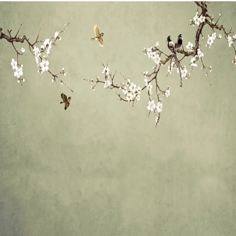 

MU7652 Stereo Wallpaper Retro Embossed Flower Pattern Wall Mural Painting Living Room Bedroom Study Home Decor Backdrop