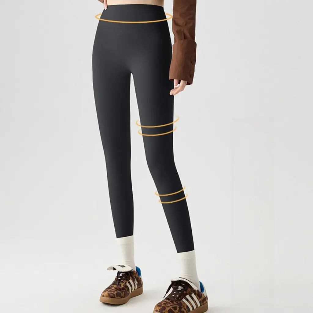 

New Arrival Shark Pants Women's High Waist Belly Tinting Hip Yoga Leggings Thin Outer Wear for Spring And Summer