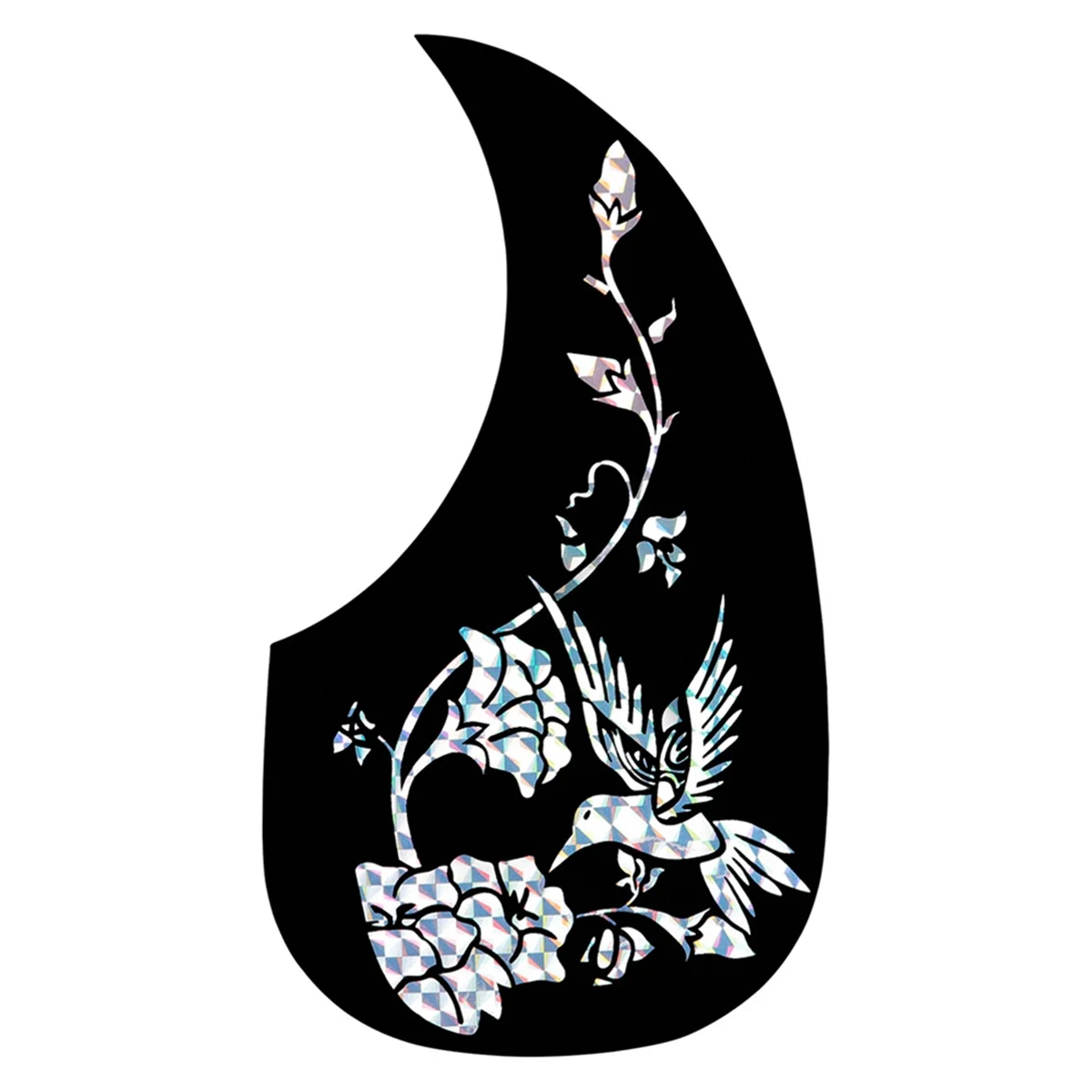 A71P Gitara Płyta antypoślizgowa w kształcie łzy Folk Gitara klasyczna Pickguard Anti-Scratch Hummingbird