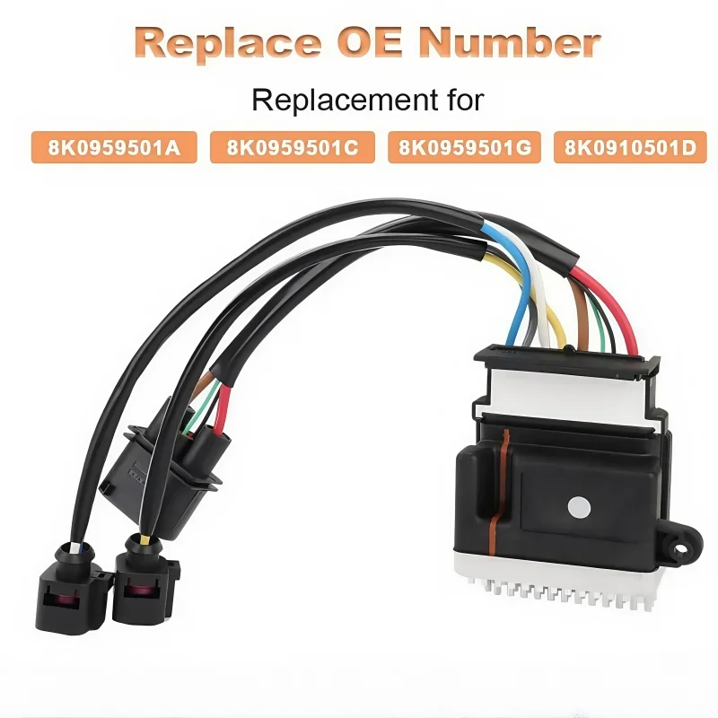 

Модуль управления вентилятором охлаждения двигателя 8K0959501G Высокопроизводительная замена для Audi A4 A5 A6 A7 Q3 Q5