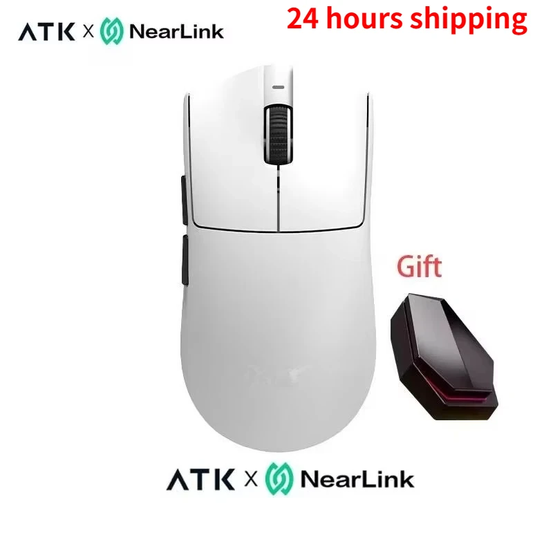 ATK Blazing Sky X1 8K Mouse Wireless  Low Latency FPS Three Mode Game Mouse Lightweight E-sports Custom PC Gaming Accessories