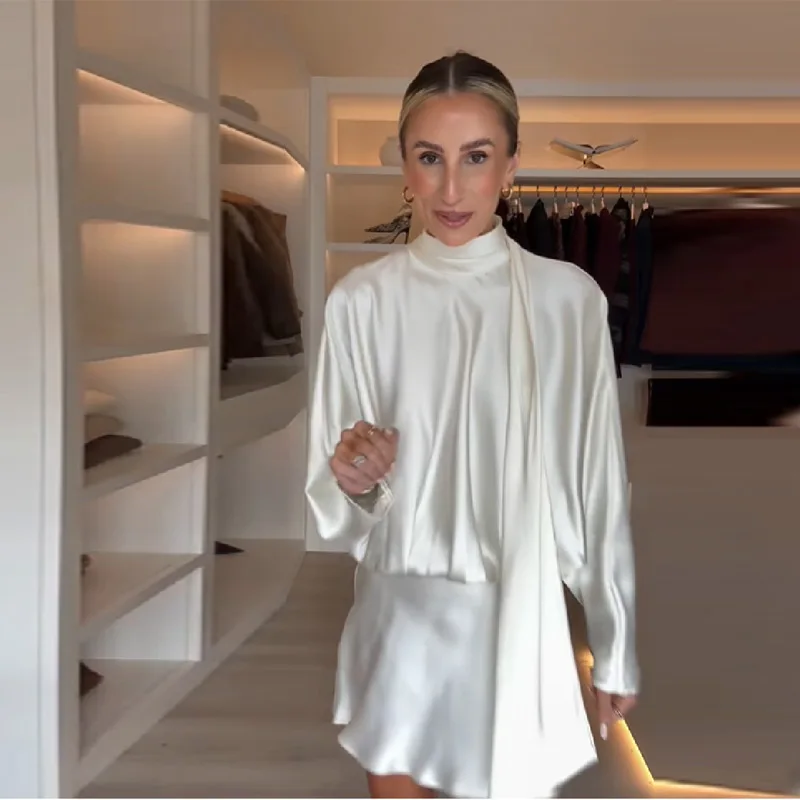 ผู้หญิงFlareเสื้อแขนยาวเสื้อสเวตเตอร์ถักสบายๆหลวมCropped Coatหญิงฤดูใบไม้ร่วงY2kแฟชั่นCardigan