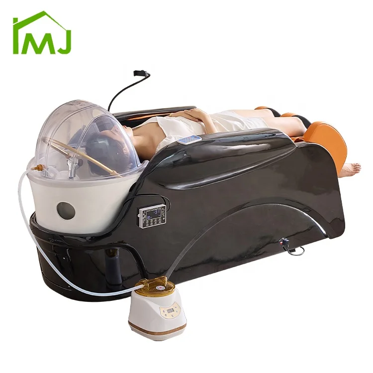 

Luxury Hair Salon Furniture Washing Shampoo Chair Electric Thai Massage Head Spa Bed