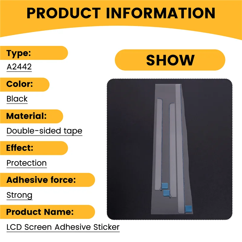 A62K-LCD Screen Adhesive Sticker Glue Tape For  Pro Air LCD Screen Part For