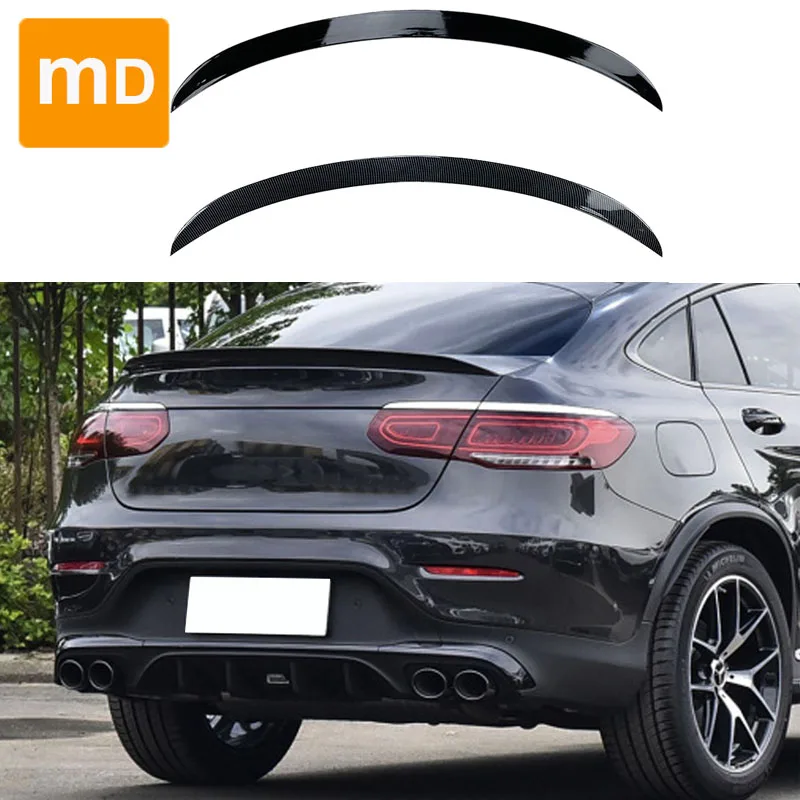 

Glossy Black Spoiler Wing For Mercedes Benz GLC Coupe C253 GLC260 300 2016 AMG Modified Tail Wing Spoiler Car Accessories