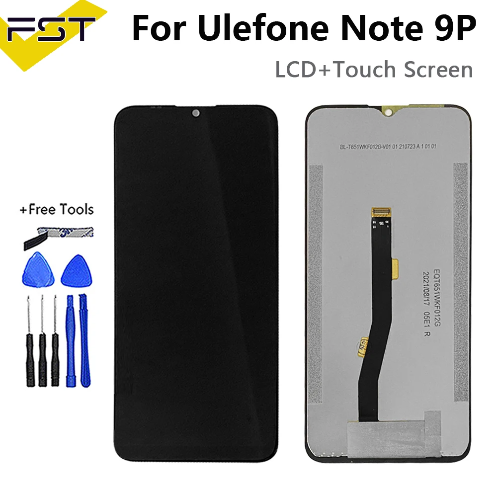 

New 6.52'' Original 100% Tested for Ulefone Note 9P LCD Display Touch Screen Digitizer Assembly for Ulefone Note9P LCD Repair