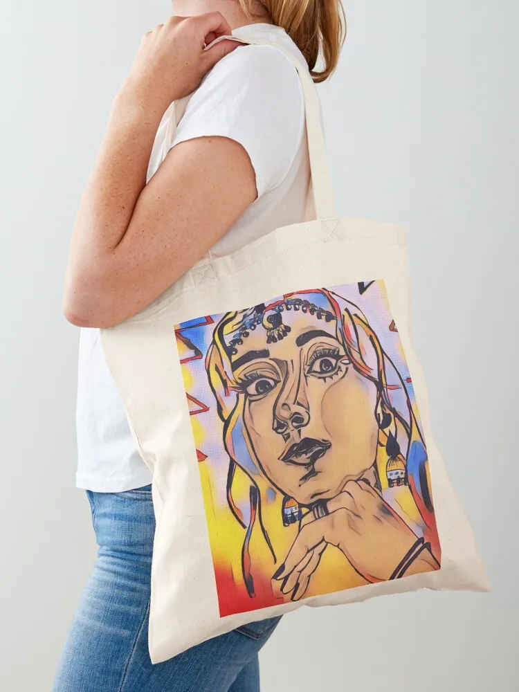 

Brown and Bougie Tote Bag tote bag university Cloth bag the tote university shopper