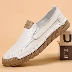 Soft-bottomed and breathable dou dou shoes for men, new autumn style, men's casual leather shoes for men