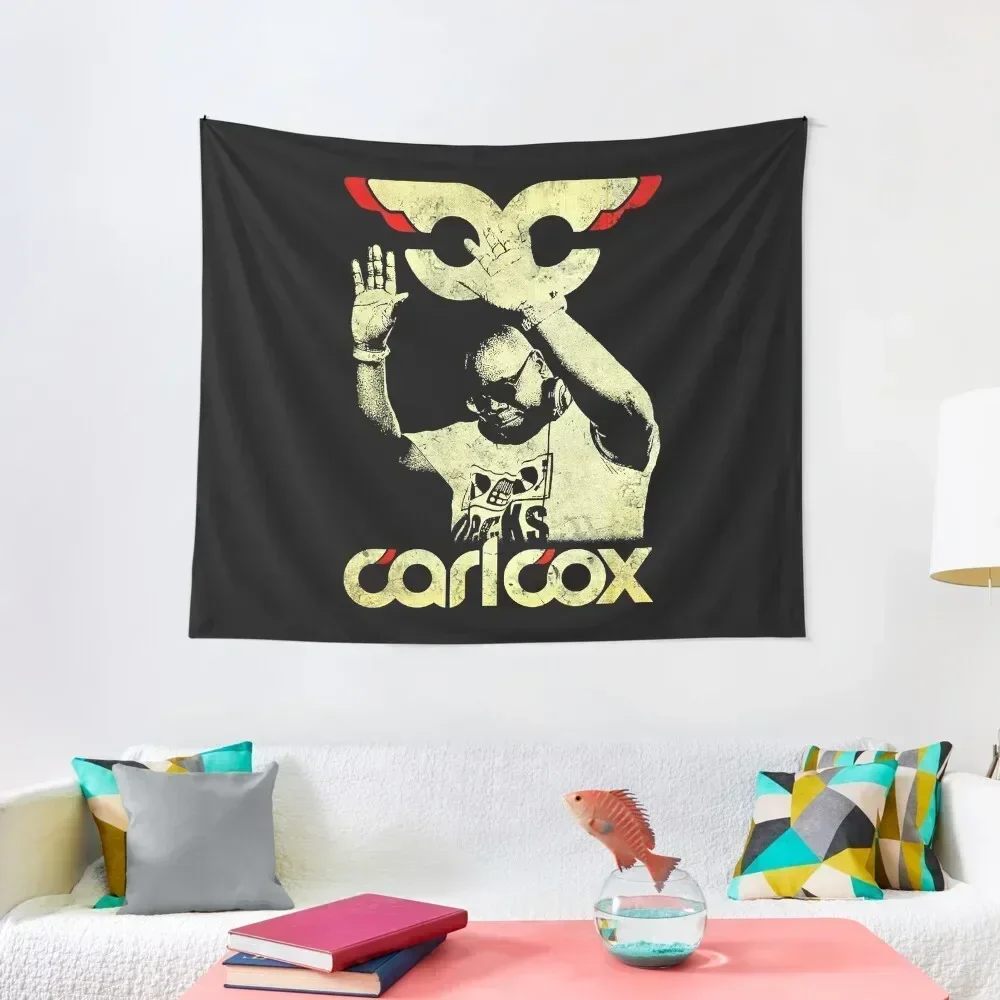 Carl Cox grungy old school house minimal techno Tapestry Room Ornaments Funny Aesthetic Room Decorations Tapestry