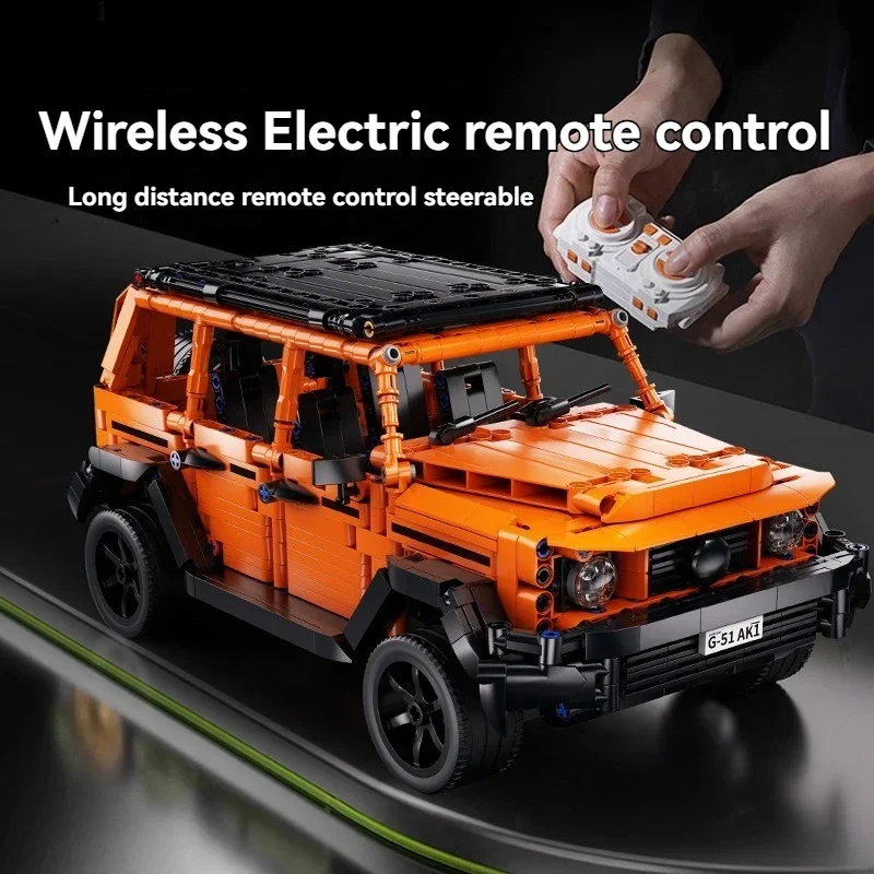 Super Car e G Class Off Road Vehicle Building Blocks MOC 1000 pezzi Regalo da collezione tecnico creativo per tutti