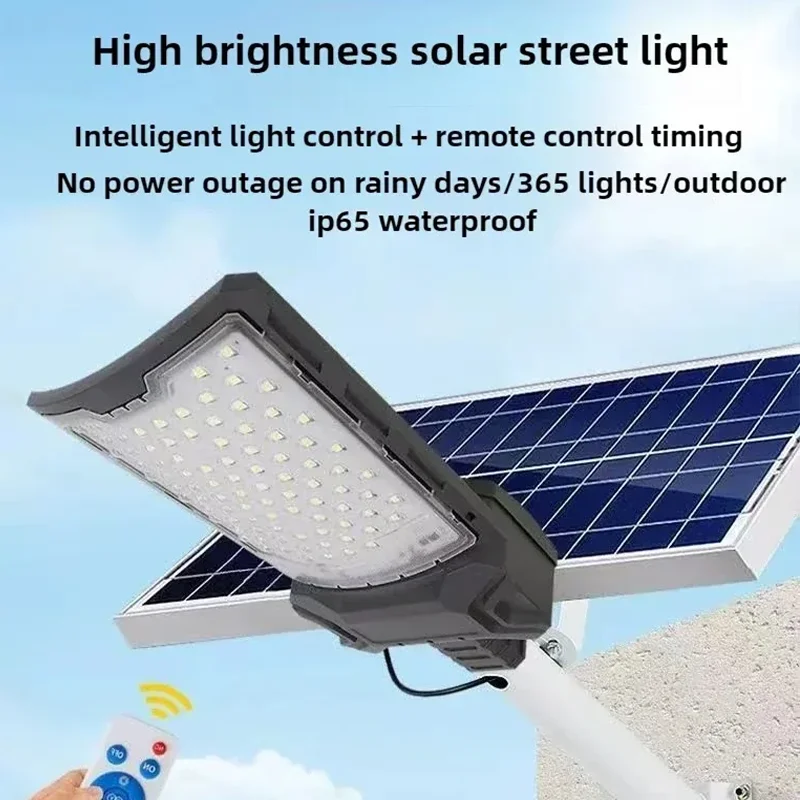 

RUISENZHUO 1000W Commercial Solar Street Lights，Outdoor Impermeable Solar Road Lamp，Dusk to Dawn Lighting For Garden/Parking lot