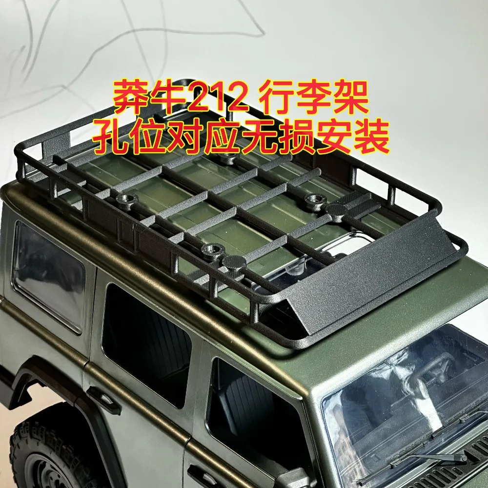 RC Upgrade Roof Rack Precise Hole Position Non Destructive Installation For MN212 1/12 Crawler Custom Modified Upgrade Parts