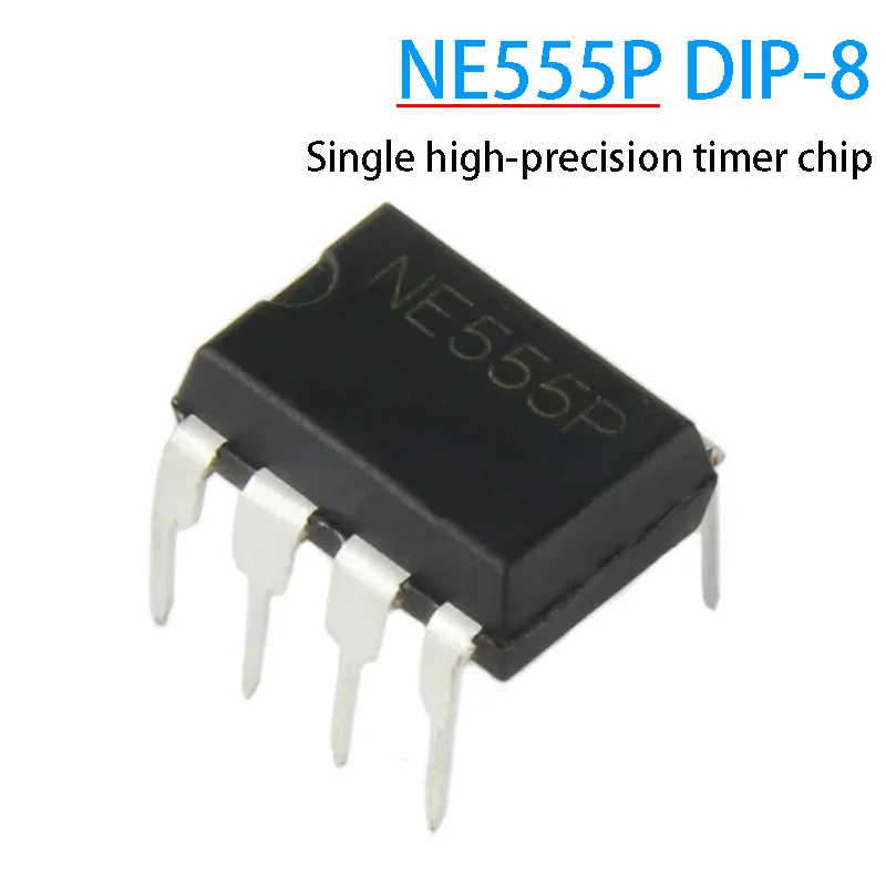 50 Stück NE555 NE555P DIP-8 NE555N Einzelner Hochpräzisions-Timer-Chip Programmierbarer Oszillator-Timer In-Line DIP8