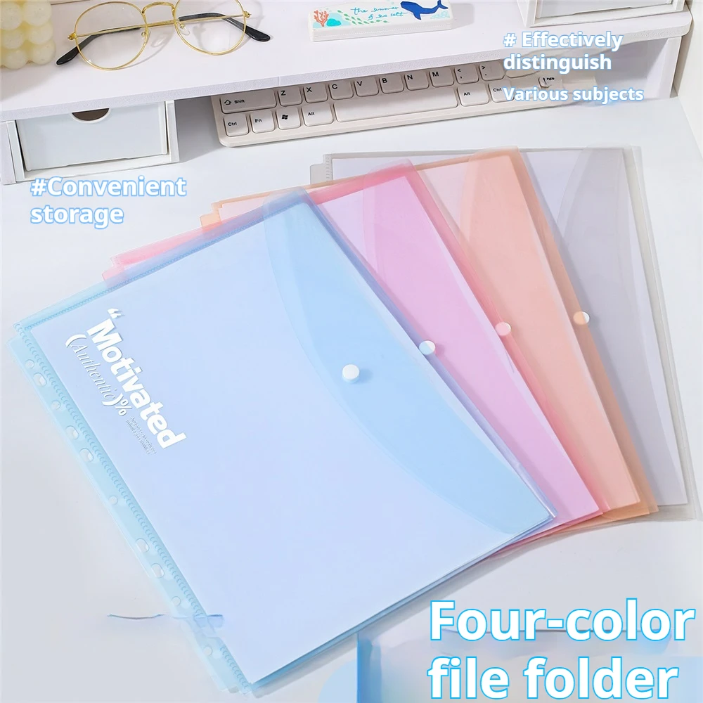 Large Capacity 3-Ring Binder with Pockets for A4 Paper,Holds 220 Sheet Presentation Folder for School Office(12.4x10.43 Inch)