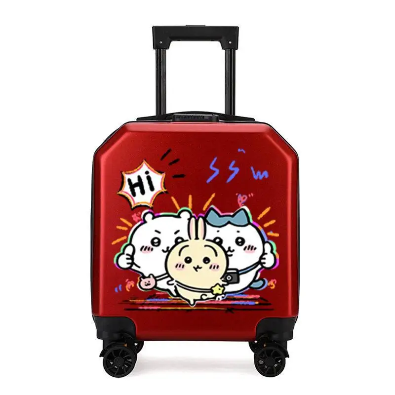 New Chiikawa Luggage Travel Case for Men and Women, Travel Storage Box, Cartoon Hachiware Usagi Boarding Case, Holiday Gift