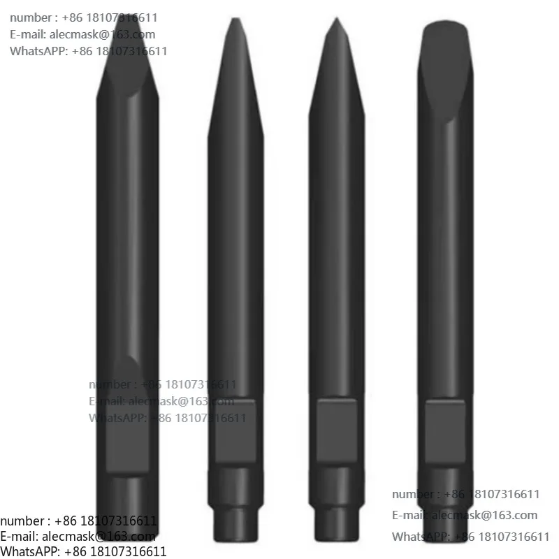

Hydraulic breaker chisel 45 53 60 68 Chisel tool 75 85 100 mm Hydraulic breaker chisel