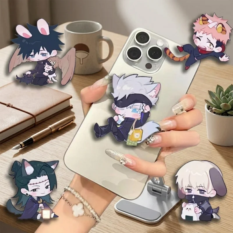Fushiguro Gojo Geto Inumaki Animal Ear Q version Acrylic Phone Stand Cute Desktop Bracket Cellphone Decor Ornament Gift For Fans