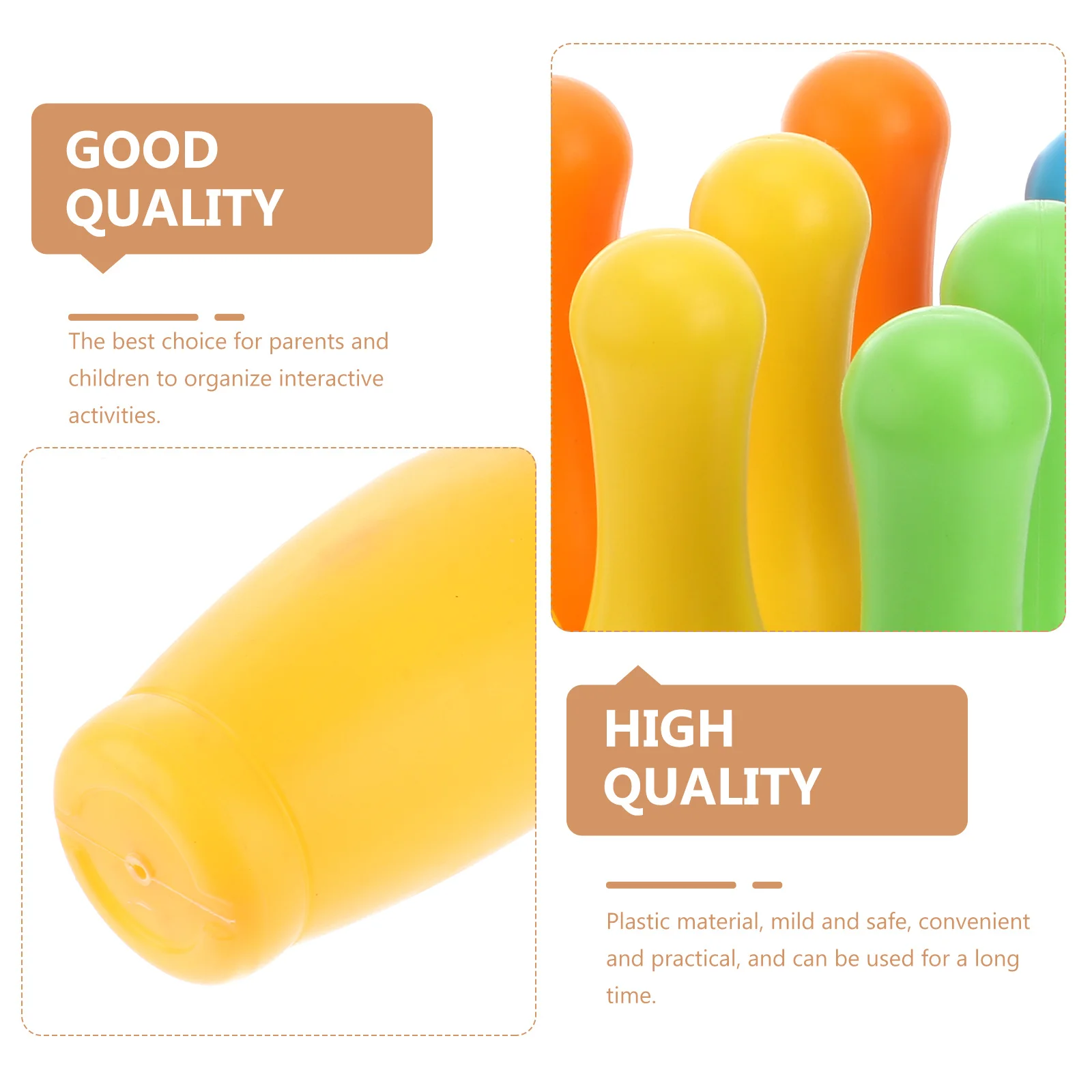 

1Set Premium Material Child Bowling Set Indoor Outdoor Educational Intelligence Development Interactive Game Supply