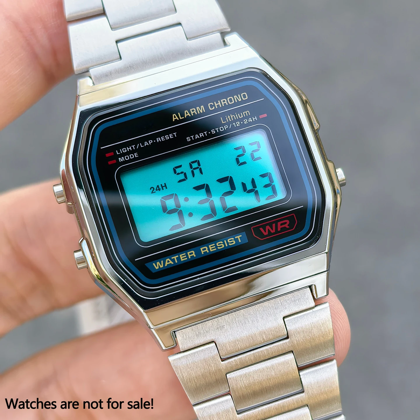 For Casio F-91W A158 A159 A168 display screen stickers DIY high-definition screen colorful Stickers f91 screen color film modify