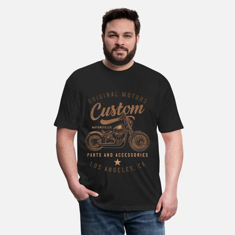 

accessorides 0419 Vintage Motorcycle Retro Cafe Racer Gift T-Shirt for Racing bikers 100% cotton Graphic clothes All size Tee