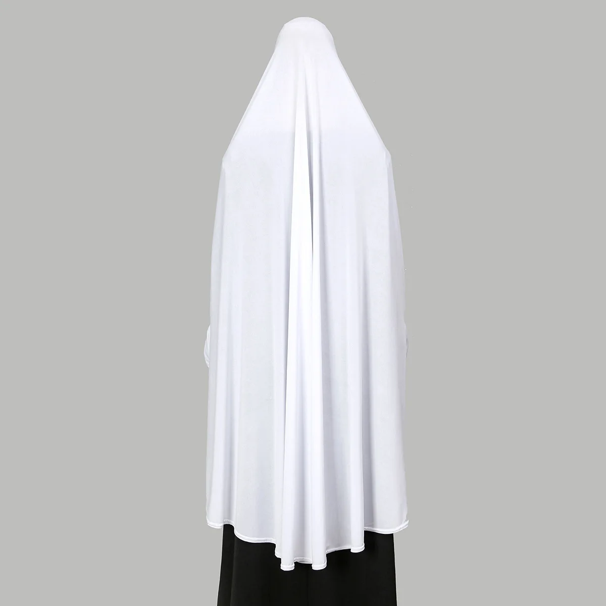 Khimar longo hijab cachecol muçulmano feminino grande amira sobrecarga roupas de oração islam manga longa abaya árabe topos eid ramadan lenço