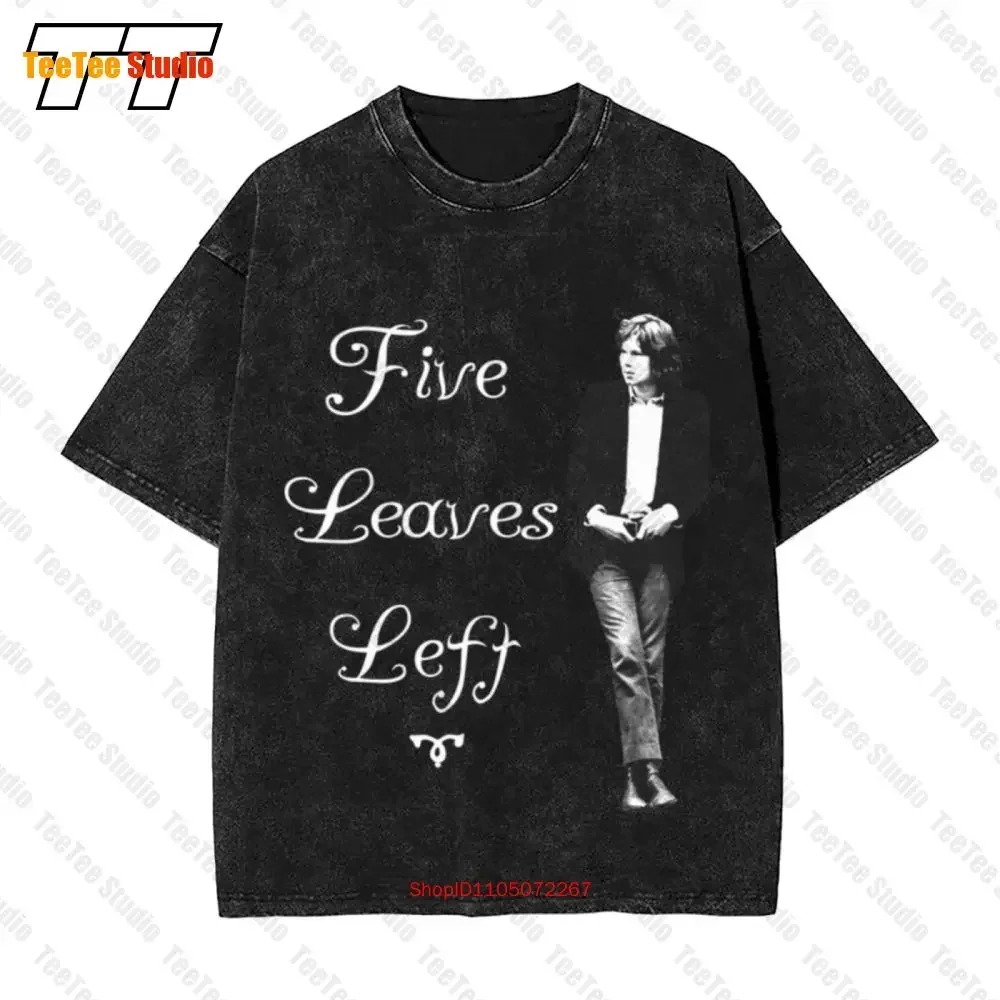 Nick Drake - Five Leaves Left Vintage Oversized T-Shirt ZN5V