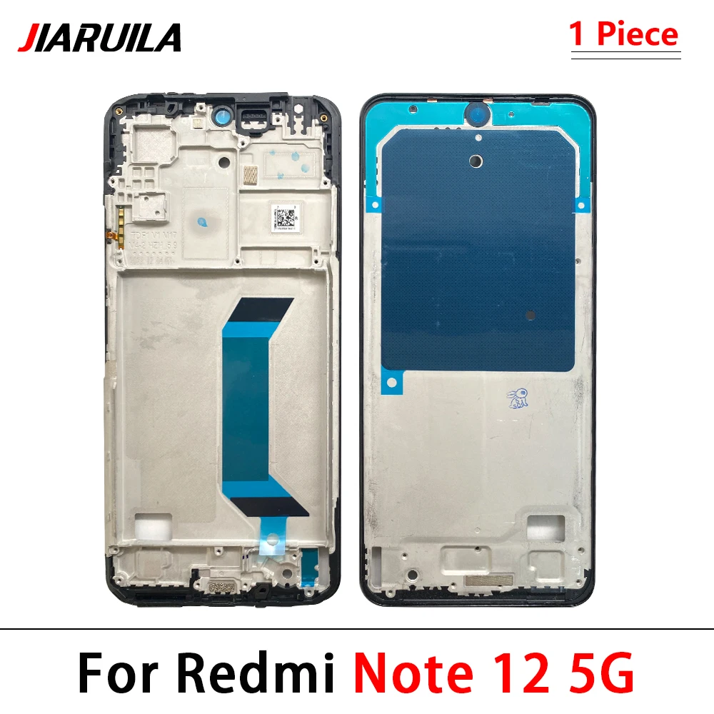 Housing Middle Frame LCD Bezel Plate Panel Chassis For Xiaomi Redmi Note 12 Pro 4G 5G 12s Front Frame Housing Bezel Repair