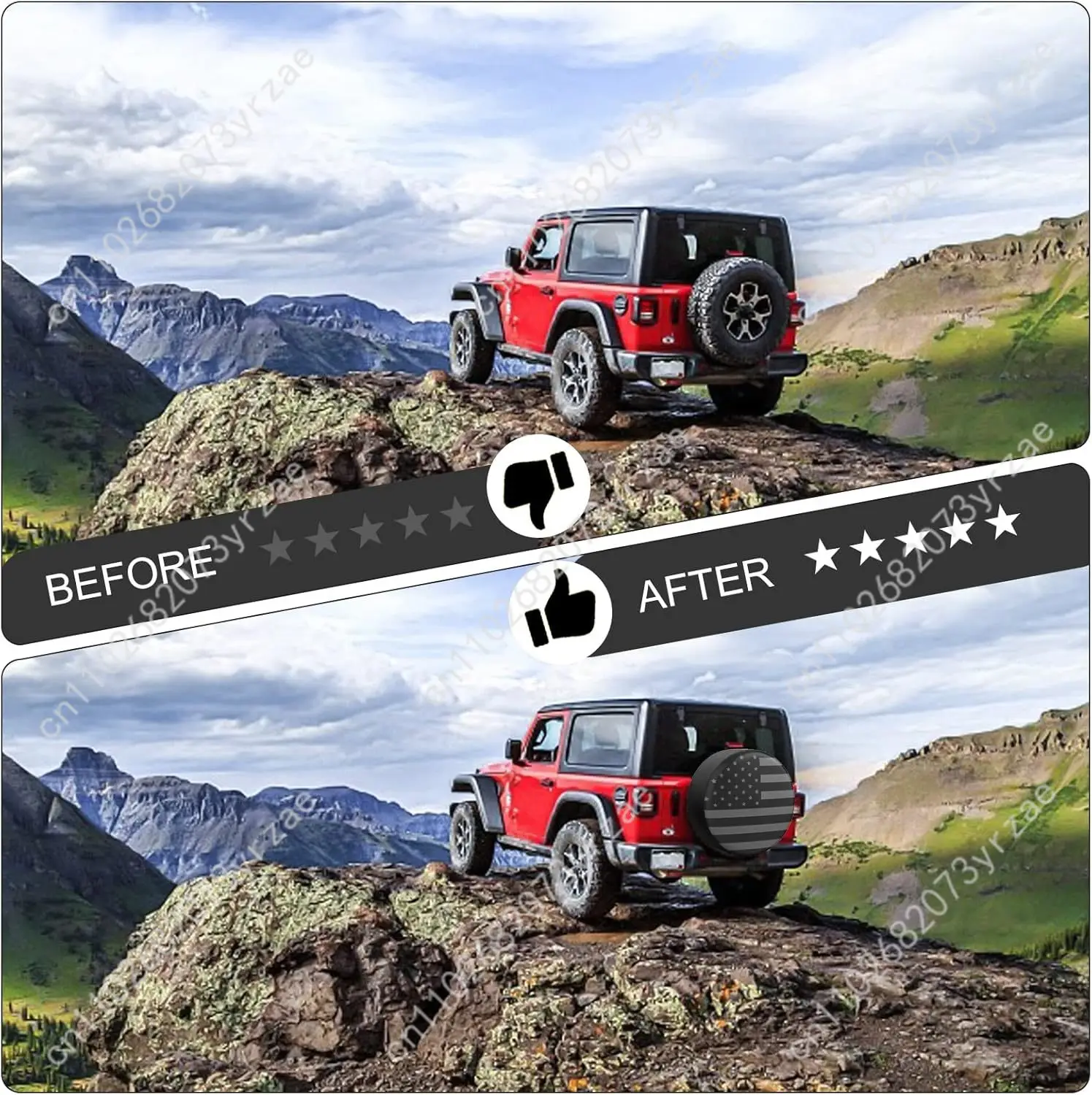 Bandeira americana dos eua vários modelos capa de pneu sobressalente prevenção de poeira de areia proteger vento chuva capa de pneu resistente durável capas de pneus