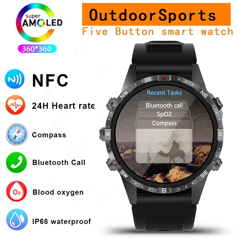 Men's Business Smart Watch - 1.6